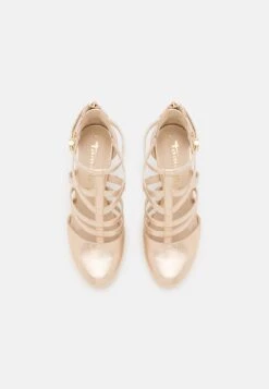 Tamaris Plateaupumps - Light Gold Glam -Mode Dameskleding Winkel 01026c6161c54f438d0b29f8d043c5e6