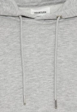 YOURTURN Unisex - Hoodie - Mottled Grey -Mode Dameskleding Winkel 046923917e3648a69f77e2fcf81104e1