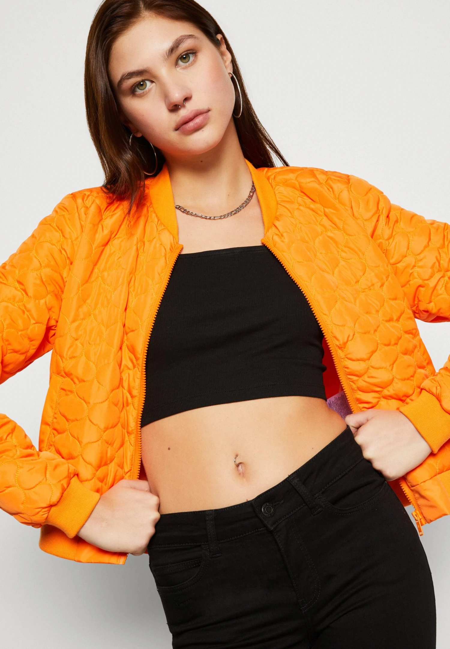 Noisy May Nmvivi- Bomberjacks - Vibrant Orange 6 Noisy May Nmvivi- Bomberjacks - Vibrant Orange - Afbeelding 4