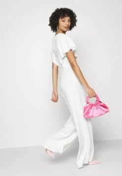 Wedding Betty V Neck Wrap - Jumpsuit - White -Mode Dameskleding Winkel 0724197d75d64a33a631040152bfbb19