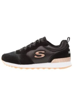 Skechers Sneakers Laag - Black /Rose Gold -Mode Dameskleding Winkel 099f5edcca644aacad6fb3584c59a220