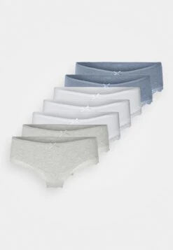 Anna Field 7 Pack - Slip - Blue/Grey/White -Mode Dameskleding Winkel 0b034709d4404041b97f74fc9e064af8