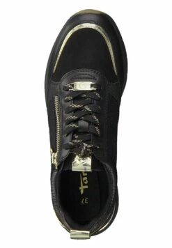 Tamaris Sneakers Laag - Black Gold -Mode Dameskleding Winkel 0eb99fa9b7fd44f9af2771803d258bea