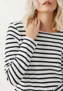 Part Two Vinka - Longsleeve - Dark Navy Stripe -Mode Dameskleding Winkel 1004aebce7d24c38a5259647abf2e726