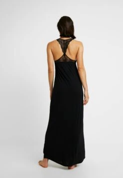 Anna Field Anna Long Viscose Dress- Nachtjapon - Black -Mode Dameskleding Winkel 10e5b321d6434ffdbbb5d172b7ad7489