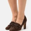 Anna Field Leather - Klassieke Pumps - Dark Brown -Mode Dameskleding Winkel 12fe25a0fc0a4c93a6da1445cc1c50c8