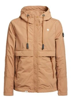 Khujo Zahira3 - Lichte Jas - Toffee -Mode Dameskleding Winkel 173b55347455497daa163dfe3036ab3c