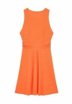 Patrizia Pepe Essential- Jurk - Intense Coral -Mode Dameskleding Winkel 19be06342ebf437a8ed86fca36f16e03