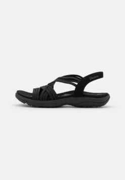 Skechers Reggae Slim Fit - Sandalen - Black Gore -Mode Dameskleding Winkel 1a43b0eea73945c5980c2552541b671a