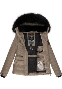 Navahoo Winterjas - Taupe Grey -Mode Dameskleding Winkel 1d58e70a92eb44309703938dc4ac6c0e