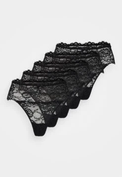Anna Field 5Pp High Rise Lace Thong - String - Black -Mode Dameskleding Winkel 1d7323e8540d4a6dba0ff1fa79eb0047