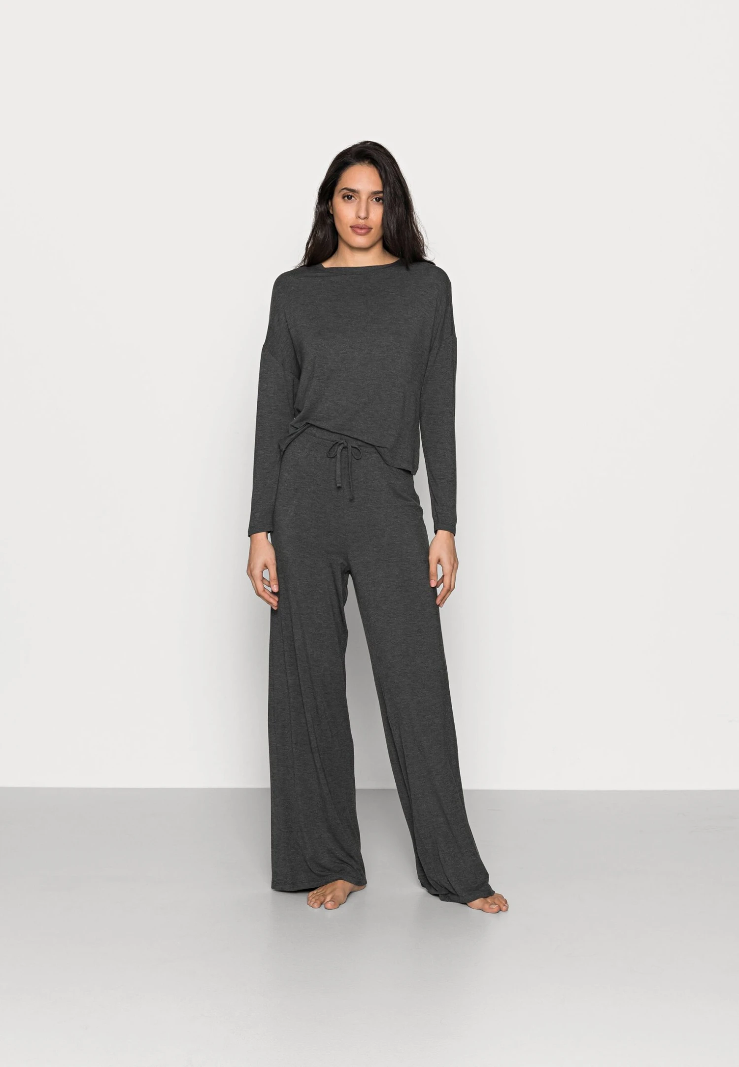 Anna Field Wide Leg - Pyjama - Dark Grey