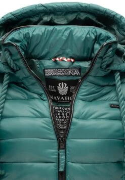 Navahoo Lulana - Jas - Petrol Melange -Mode Dameskleding Winkel 27775143c08946a6a428fe7e86ebf201