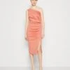 Wal G Wedding Marina Button Dress - Cocktailjurk - Pink -Mode Dameskleding Winkel 29657a9fd7384cb687691b3a558f9283