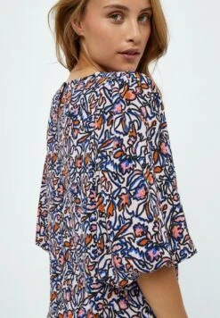 Minus Selia 3/4 Sleeve- Blouse - Ash Rose Print -Mode Dameskleding Winkel 2a85ae4486634f4cb586d8b84444357e