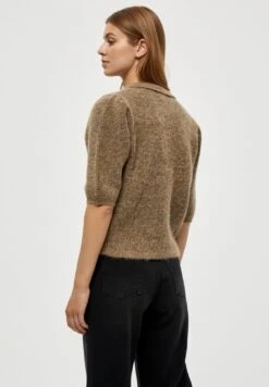 Minus Mille - Poloshirt - Sand Melange 8 Minus Mille - Poloshirt - Sand Melange -Mode Dameskleding Winkel 2b88b2442e0e4e9eb2201bf16dbec210