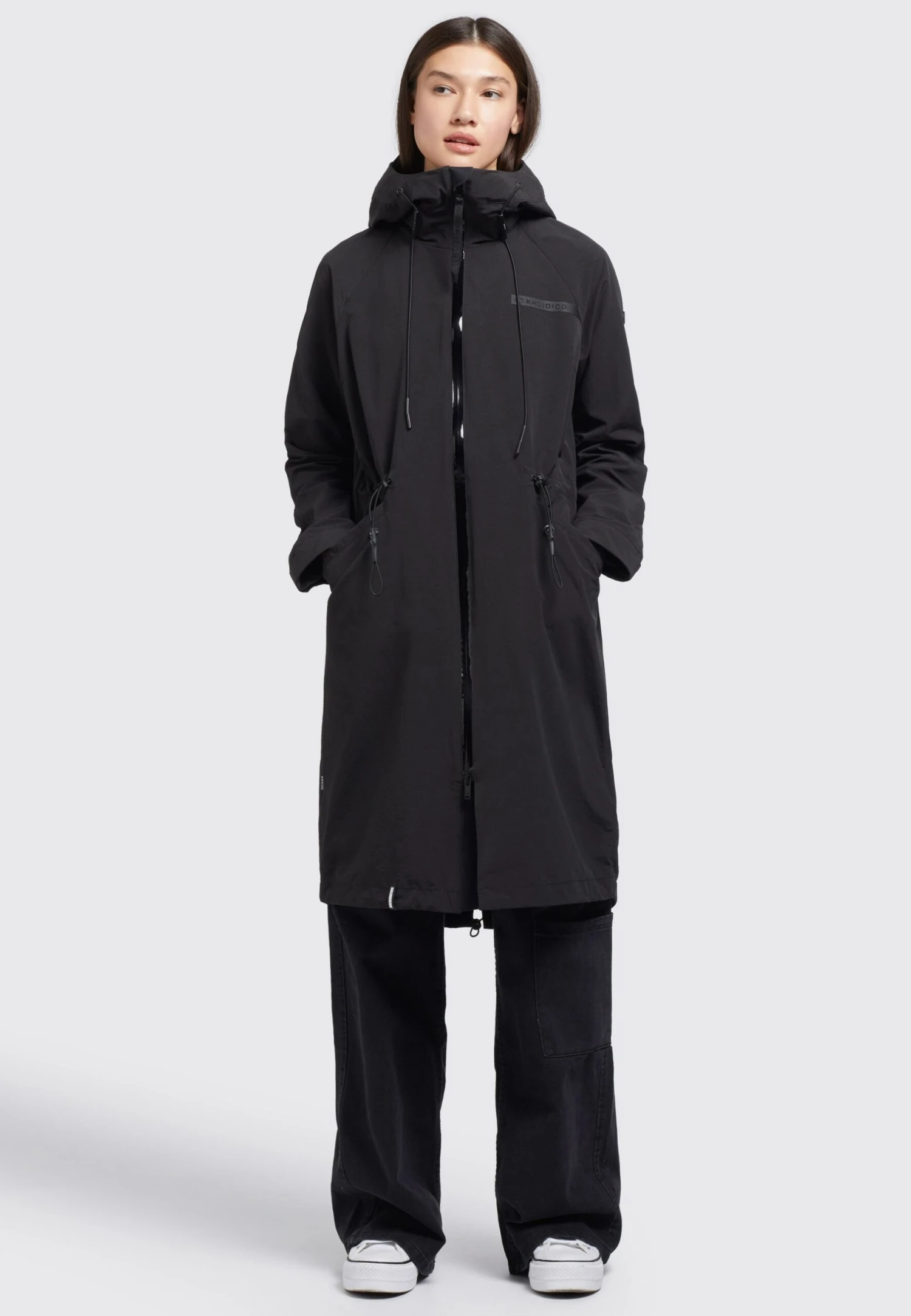 Khujo Marnia - Regenjas - Schwarz 4 Khujo Marnia - Regenjas - Schwarz - Afbeelding 2