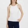 Vero Moda Bianca Sl Noos - Top - Snow White -Mode Dameskleding Winkel 2d072014917345ba81271469c07148a4