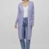 Vila Viril Long Cardigan - Vest - Sweet Lavender -Mode Dameskleding Winkel 2dbe9819c22444c782f9776924820e70