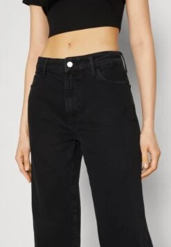 Even&Odd Relaxed Fit Jeans - Black Denim -Mode Dameskleding Winkel 2ef901ef29f04a79a0a0972e34302e2e