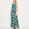Anna Field Maxi-Jurk - Dark Green/Pink -Mode Dameskleding Winkel 349e7b693be543d888d23f32836eca05