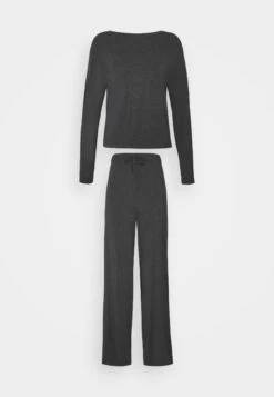 Anna Field Wide Leg - Pyjama - Dark Grey -Mode Dameskleding Winkel 34c4b3211e1c41ff8ea8df81296bd993