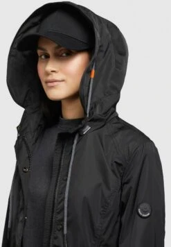 Khujo Debby - Lichte Jas - Schwarz -Mode Dameskleding Winkel 36b4aed63549466989d983d0a0bd509c