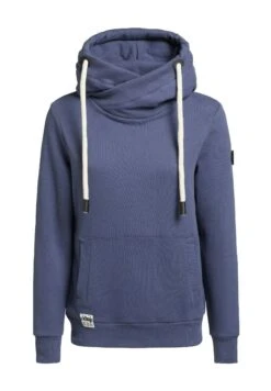 Khujo Rhabea - Hoodie - Dunkelblau -Mode Dameskleding Winkel 36e32cbb00854c40ae4eaeb01bfcc7d3