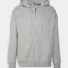 YOURTURN Relaxed Fit Unisex - Sweater Met Rits - Mottled Light Grey -Mode Dameskleding Winkel 39e30f2e0b3a4233a7ba3334409eb553