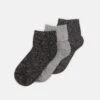Anna Field Lurex Socks 3 Pack - Sokken - Grey/Black -Mode Dameskleding Winkel 3a9a8570f02344c6a4aefc39406ada84