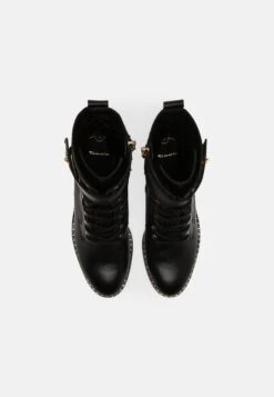 Tamaris Veterboots - Black/Gold -Mode Dameskleding Winkel 3f02e1fe61394065b985e72f5e9e2b87