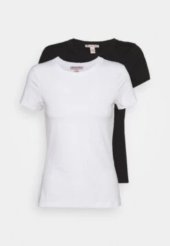 Anna Field 2 Pack - T-Shirt Basic - White/Black