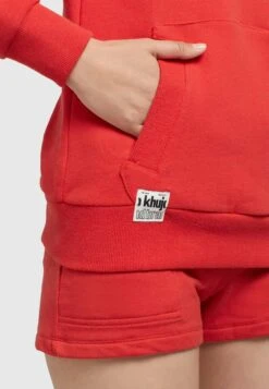Khujo Rhabea - Hoodie - Rot -Mode Dameskleding Winkel 43e3ac036a8a4cfc95bb4c1b0197a128