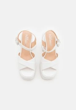 KOI FOOTWEAR Chidori - Sandalen Met Hoge Hak - White -Mode Dameskleding Winkel 4759dc3d0036411eb1cf07f394f0f5c3