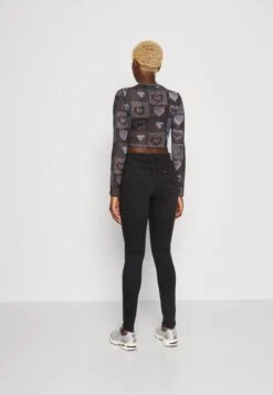 Lee Scarlett High - Jeans Skinny Fit - Tingled Black -Mode Dameskleding Winkel 4f45153781714449bde568ada2ce48eb