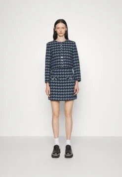 Sandro Recoupe - Blazer - Bleu/Noir -Mode Dameskleding Winkel 581025cfeebb4a8f8d002e0a24071586