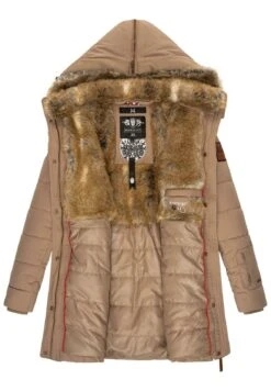 Marikoo Lieblings - Winterjas - Taupe -Mode Dameskleding Winkel 6153c3826ad343a787c0ca1f62e1e81b