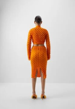 Spiky Cardigan - Vest - Orange -Mode Dameskleding Winkel 6adf4f2ca55e4b29969d33a7394e084d
