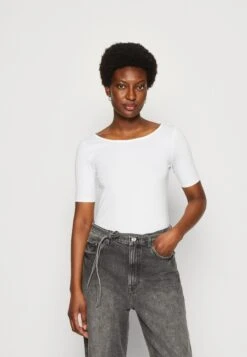 Anna Field T-Shirt Print - Dark Yellow/White -Mode Dameskleding Winkel 6b6a00b368df458aaf5c91a85226b3ba