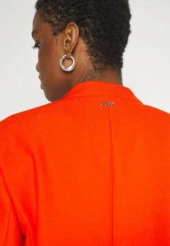 Boss Slim-Fit Cropped Jacket With Collarless Styling - Blazer - Bright Orange -Mode Dameskleding Winkel 6f7874f6fcf24bdca8450114e8ba7098