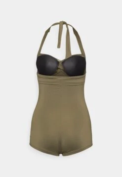 Seafolly Collective Boyleg One Piece - Badpak - Dark Olive -Mode Dameskleding Winkel 6f87f08d7fbb4aedb3acefaf5749a05b