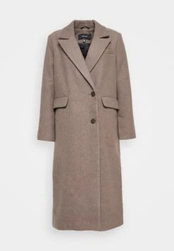 Vero Moda Vmvenetavega Long Wool Coat - Mantel - Chocolate Chip/Solid -Mode Dameskleding Winkel 77020b65cef64fedb8e59063442dc66a