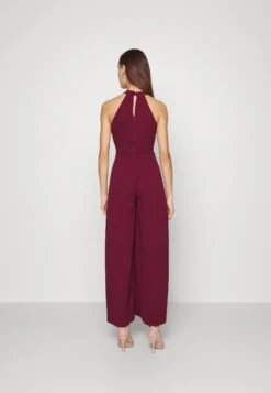 Wal G Arry Wide Leg- Jumpsuit - Wine -Mode Dameskleding Winkel 7ab2b1a02de84d2ba34a196f2009ea72