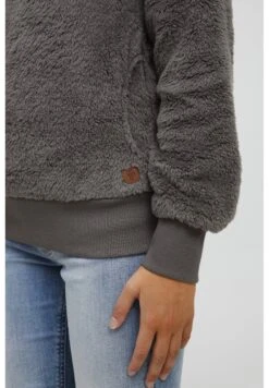 OXMO Oxanniki - Fleece Trui - Grey 12 OXMO Oxanniki - Fleece Trui - Grey -Mode Dameskleding Winkel 7adf09e2f6c0415b8542d8ca35dd8b88