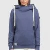 Khujo Rhabea - Hoodie - Dunkelblau -Mode Dameskleding Winkel 7b06425f3cfa426198d1ce1cd904d2a5