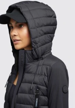 Khujo Dalis Matt - Jas - Schwarz -Mode Dameskleding Winkel 7d901611ce8c43e98c7146a1c490fd65