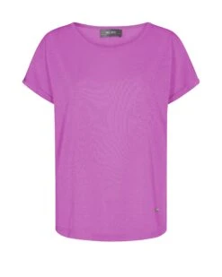 Mos Mosh Kay Tee - T-Shirt Basic - Vivid Viola -Mode Dameskleding Winkel 7dcf37fd19ef4d3797ed2c1050b793a1