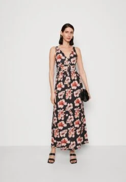 Anna Field Maxi-Jurk - Black/Pink/Multicoloured -Mode Dameskleding Winkel 82b1ce8973b54d8c977f3db9ae1240f8