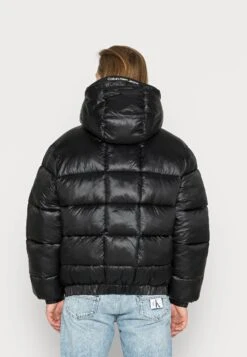 Calvin Klein Jeans Shine Puffer Unisex - Winterjas - Black -Mode Dameskleding Winkel 85c58a82996848ac800cbe53f109c9fe