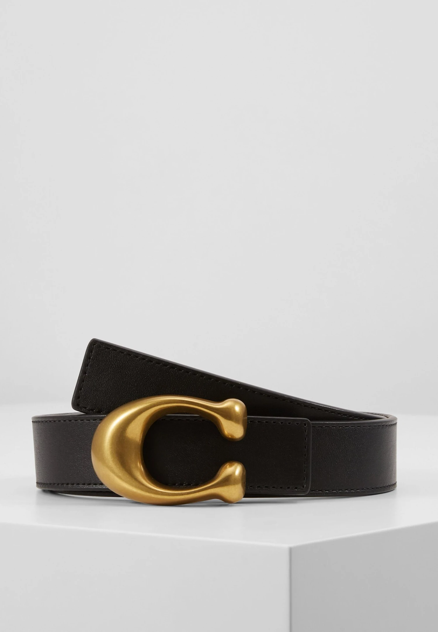 Coach Sculpted Reversible Belt - Riem - Black/Saddle 3 Coach Sculpted Reversible Belt - Riem - Black/Saddle
